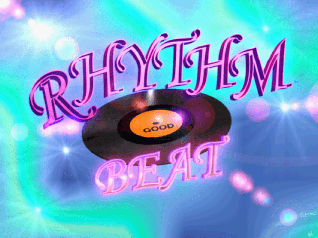 Rhythm Beat title screen for Playstation